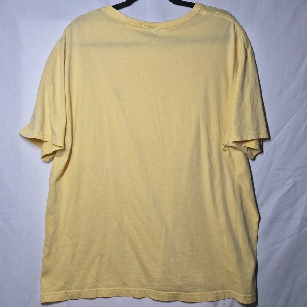 Ralph Lauren T Shirt Yellow Size‎ XL Blue Pony Logo Casual